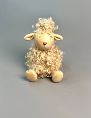 Curly brown sheep, 8*10*8 cm - flowers delivery Dubai