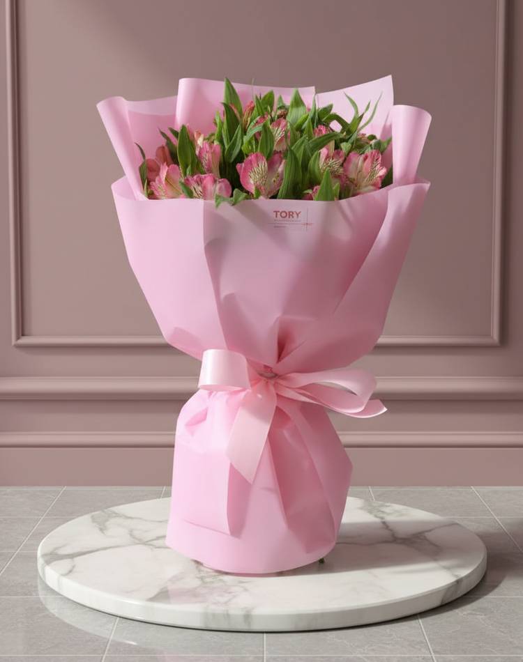 Bouquet of alstroemeria "Spring Day"