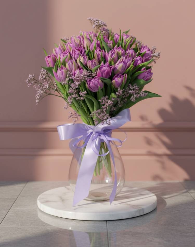 Bouquet "purple salute"