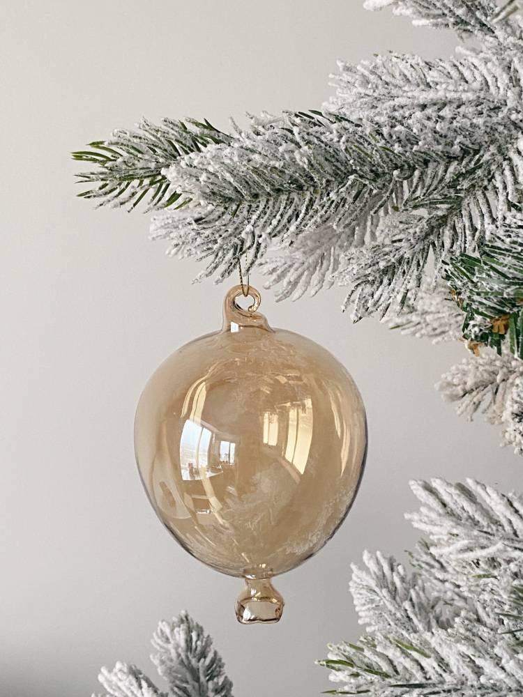 Christmas ball Gold balloon, 27 cm