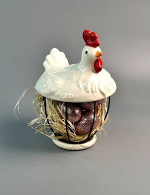 Basket Chicken, 11 cm - flowers delivery Dubai