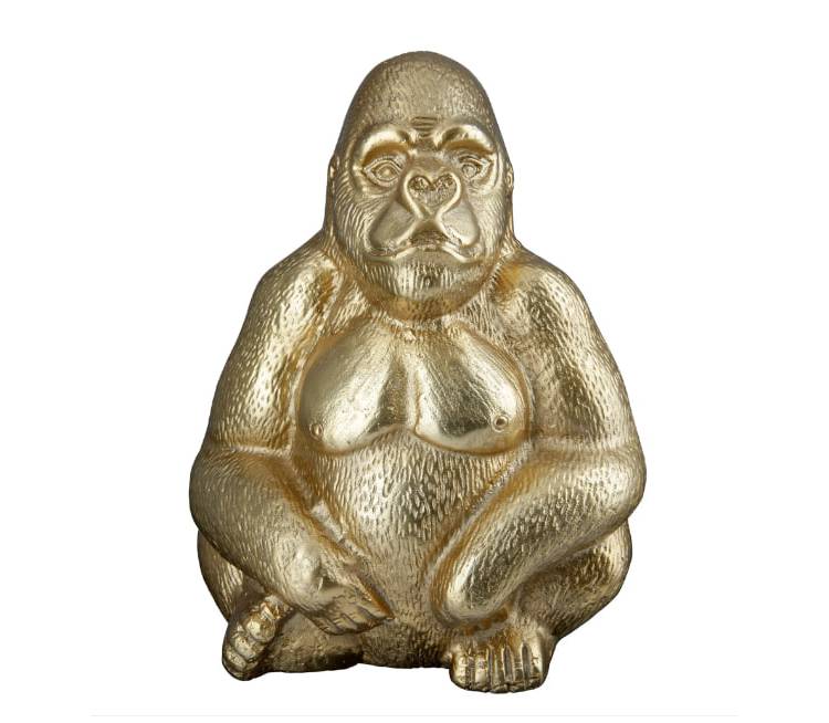 Aluminu Sculpture "Gorilla"