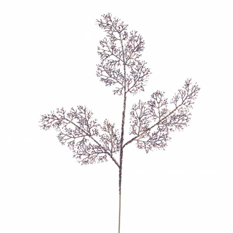 TINSEL CORAL TWIG STEM PRPL/BLU 89CM