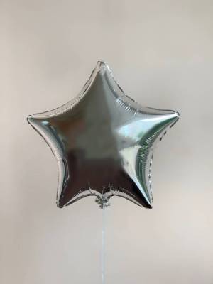 FOIL BALLON STAR SILVER - flowers delivery Dubai