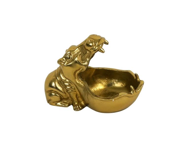 Bowl Hippo, gold