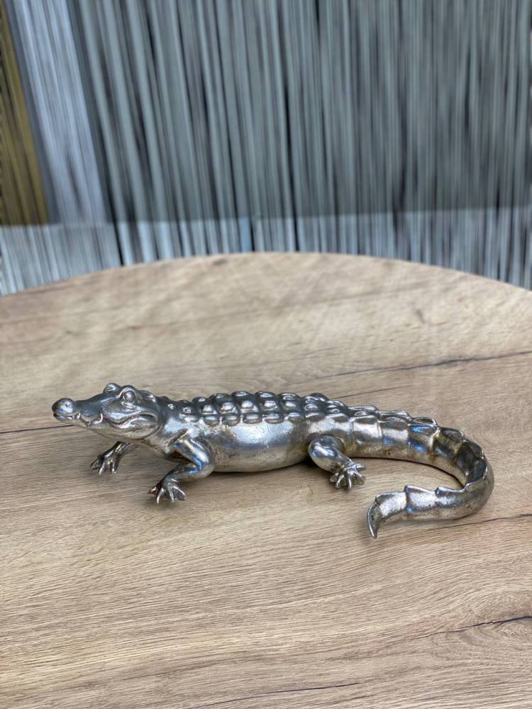 Statuette "Alligator" silver