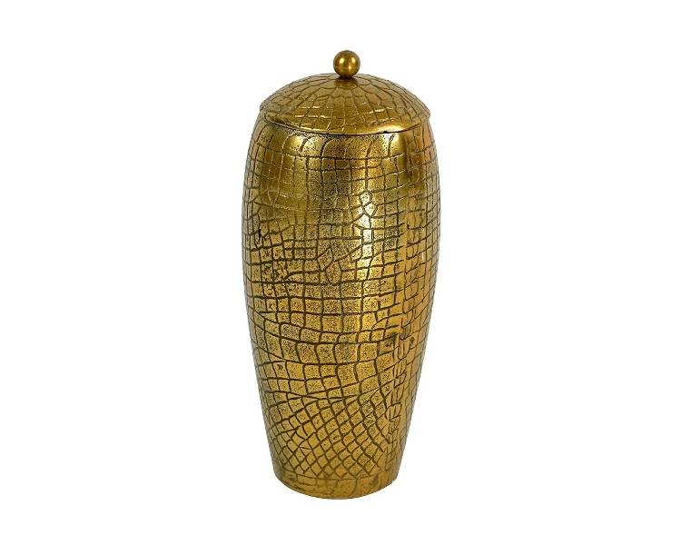 Decorative jar Aleyna, gold, L