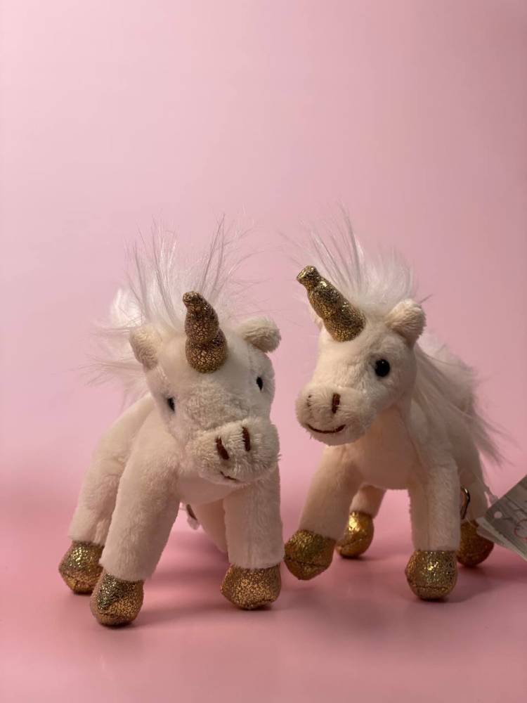 Soft toy Keychain  Unicorn, 8 cm