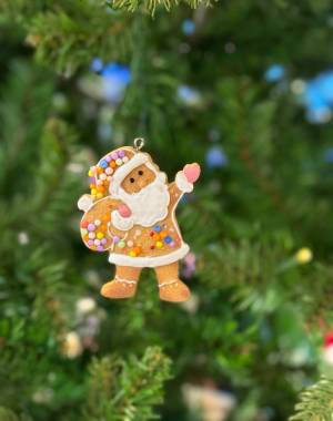 New Year's pendant gingerbread Santa/deer assor... - flowers delivery Dubai