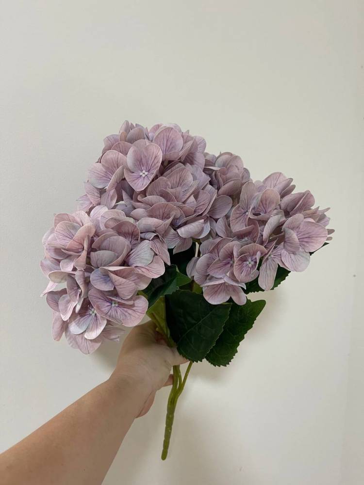 Hydrangea Pastel lilac, artificial