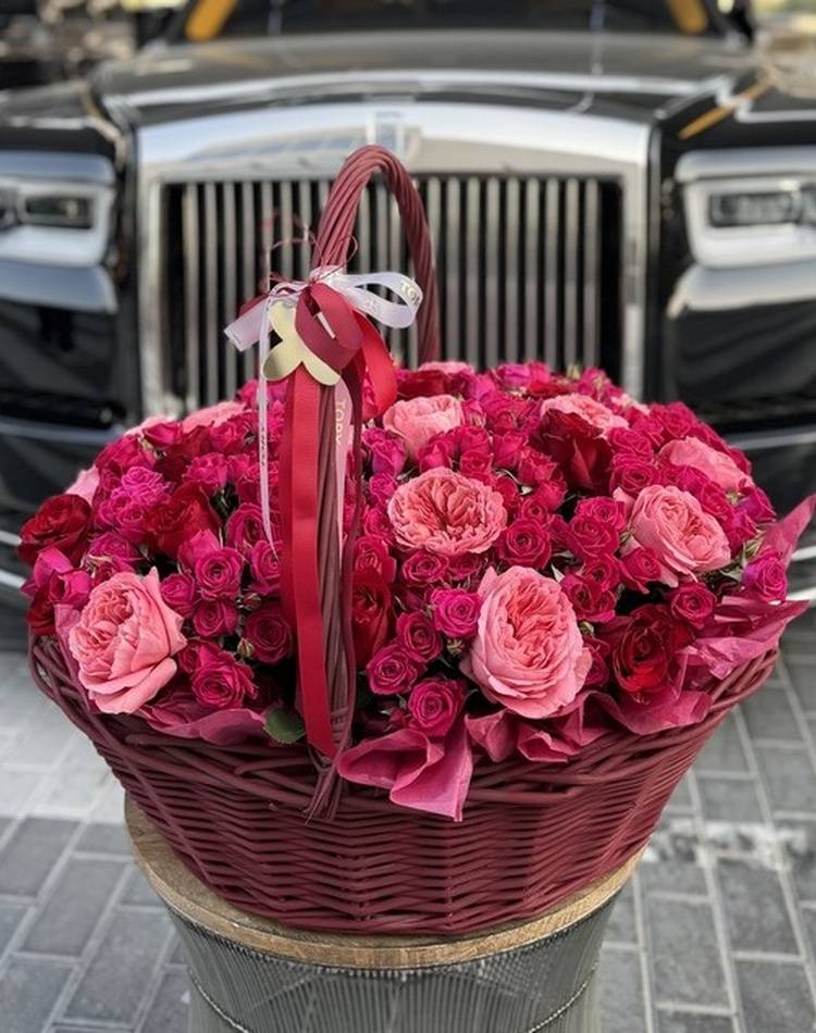 basket of flowers 