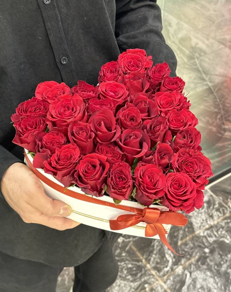 roses in a box 