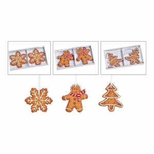 Hanger set coockies, gingerbread man, tree, sno... - flowers delivery Dubai