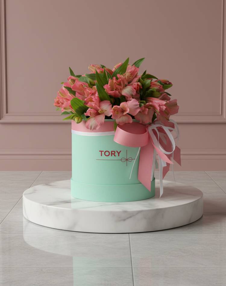 Alstroemeria in the box "Sounds of Waltz"