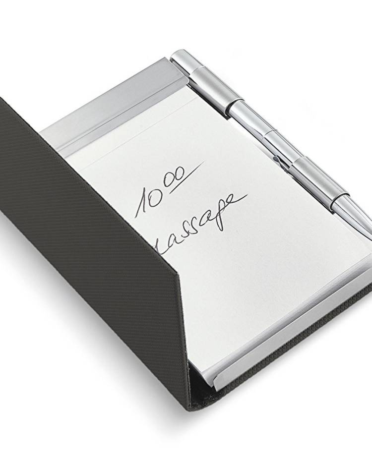 Todd Notepad with Pen, Gray