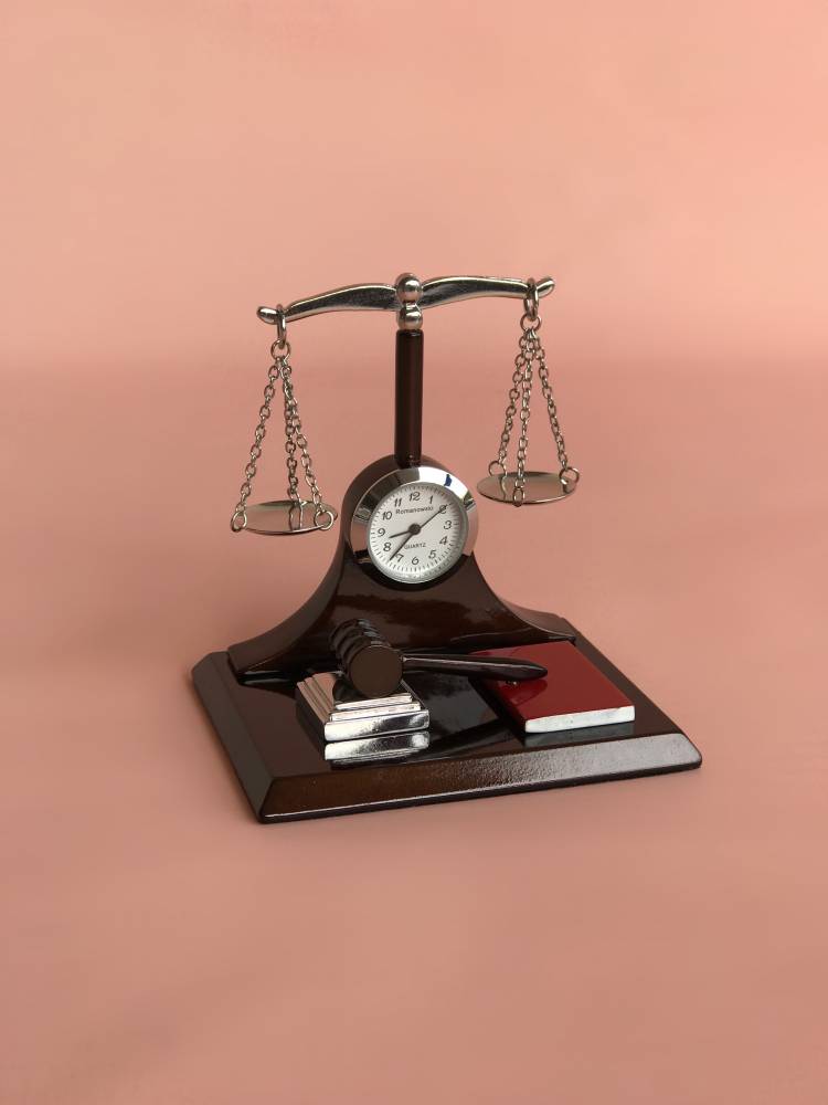 Table clock "Justice"