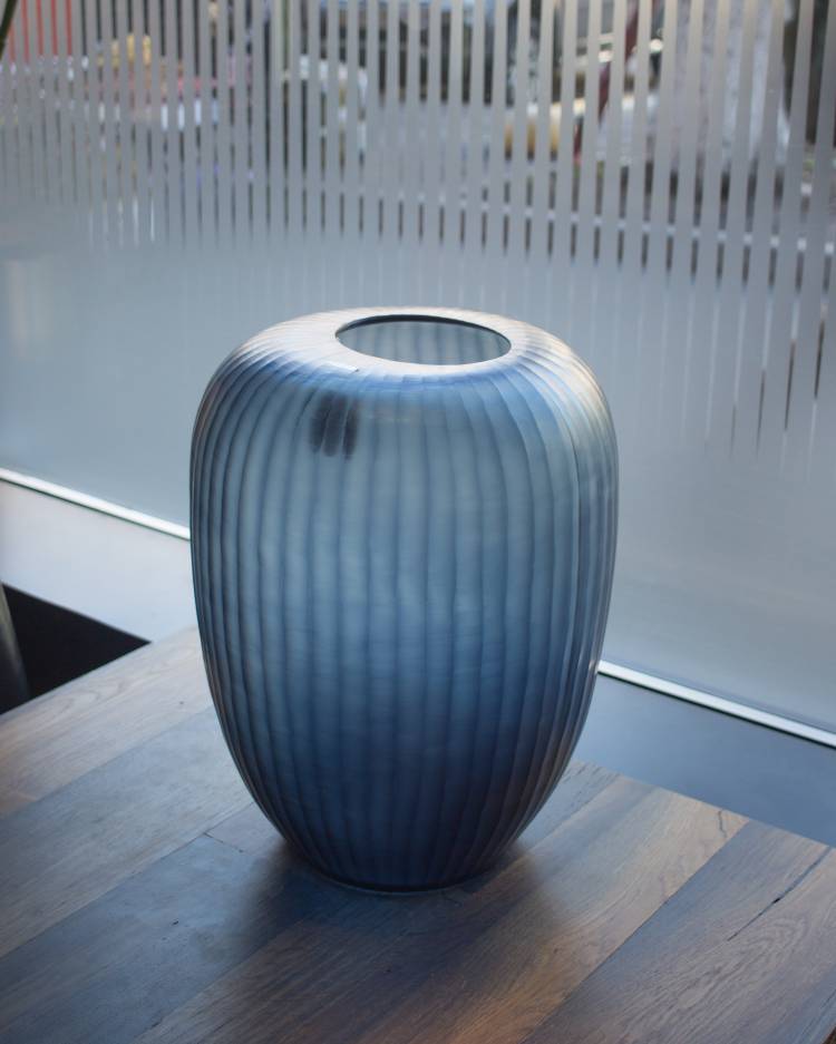 Gobi Vase tall indigo 45 cm