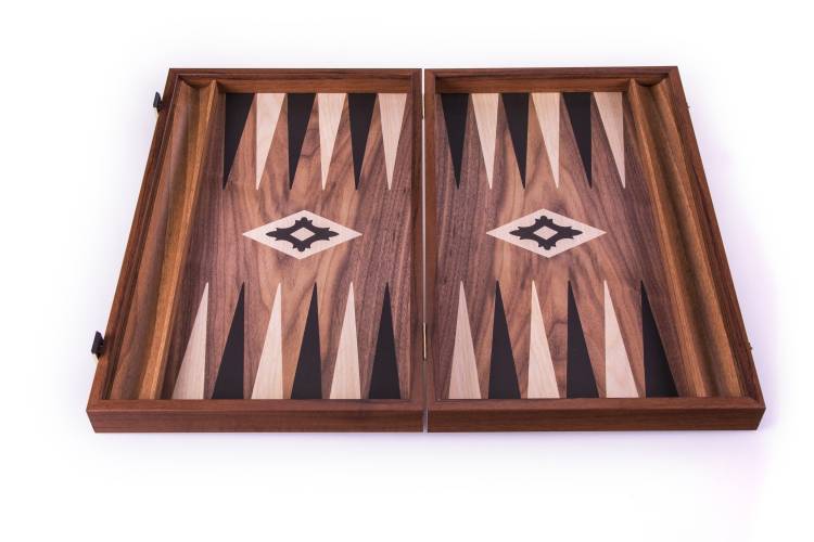 Handmade wooden backgammon from Wenge