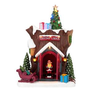 Santa's lodge animated LED - flowers delivery Dubai