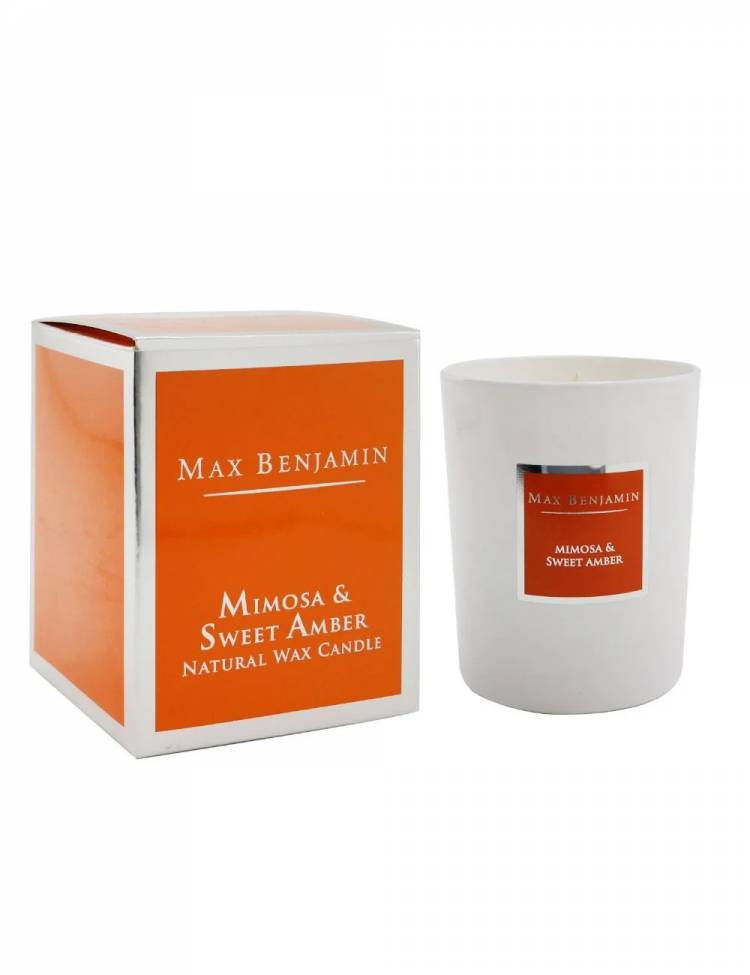 Scented candle Mimosa & Sweet Amber, 190 g