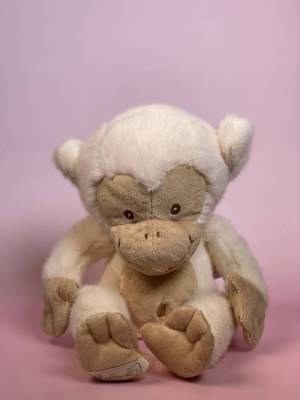 Soft toy Monkey Bernard white (15см) - flowers delivery Dubai