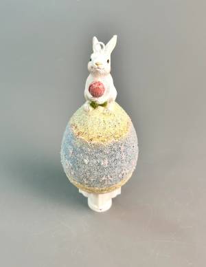 Hanging decorative figurine of a rabbit on an e... - flowers delivery Dubai