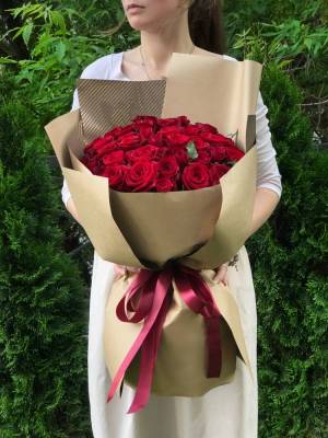 Bouquet of 51 red roses 