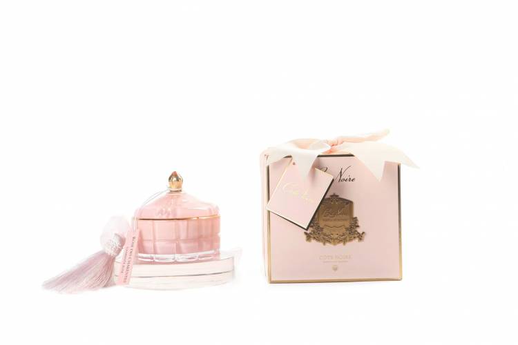 Scented candle Art Deco Pink Champagne, 185 g