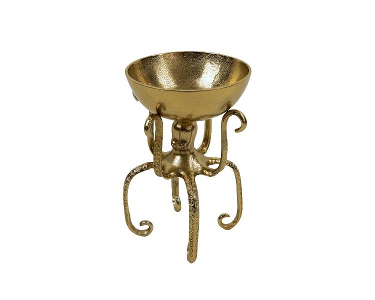 Bowl "Octopus", gold