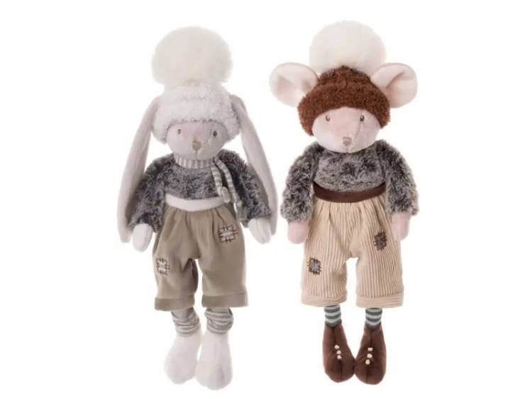 Soft toy Winter Mouse Henry 30 cm