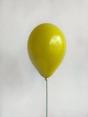 AIR BALLON YELLOW PASTEL - flowers delivery Dubai