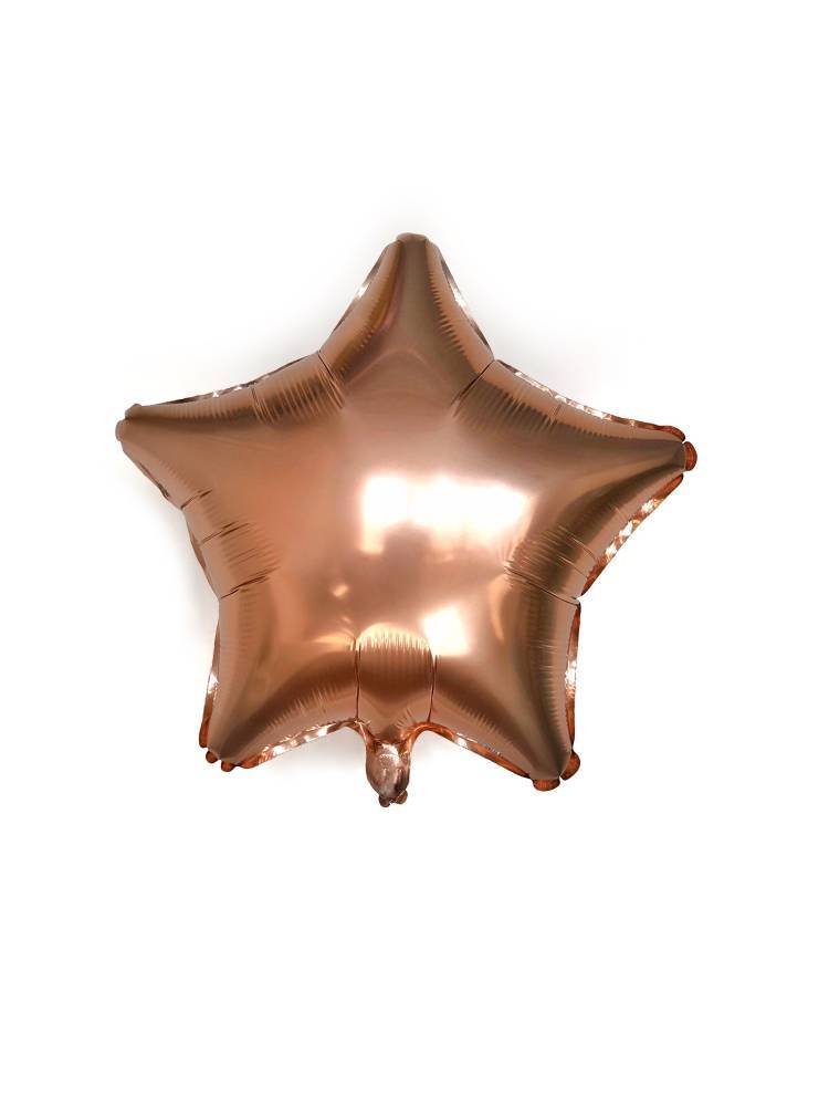 STAR BALLON SATIN ROSE GOLD