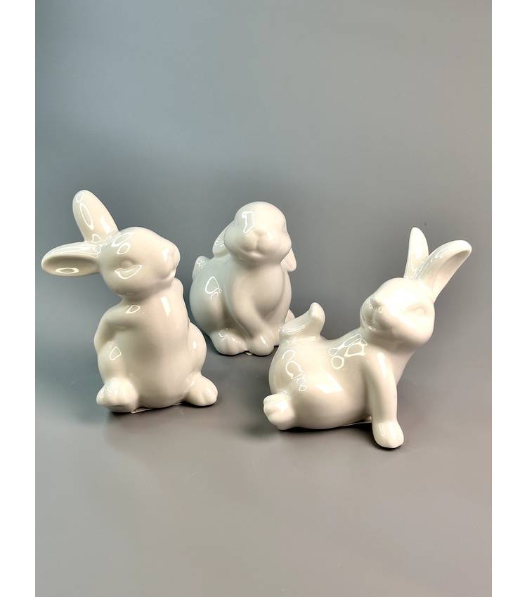 Ceramic bunny 10-15 cm