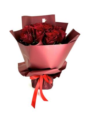 Bouquet of 15 red roses - flowers delivery Dubai