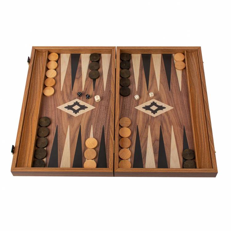 Handmade wooden backgammon from Wenge