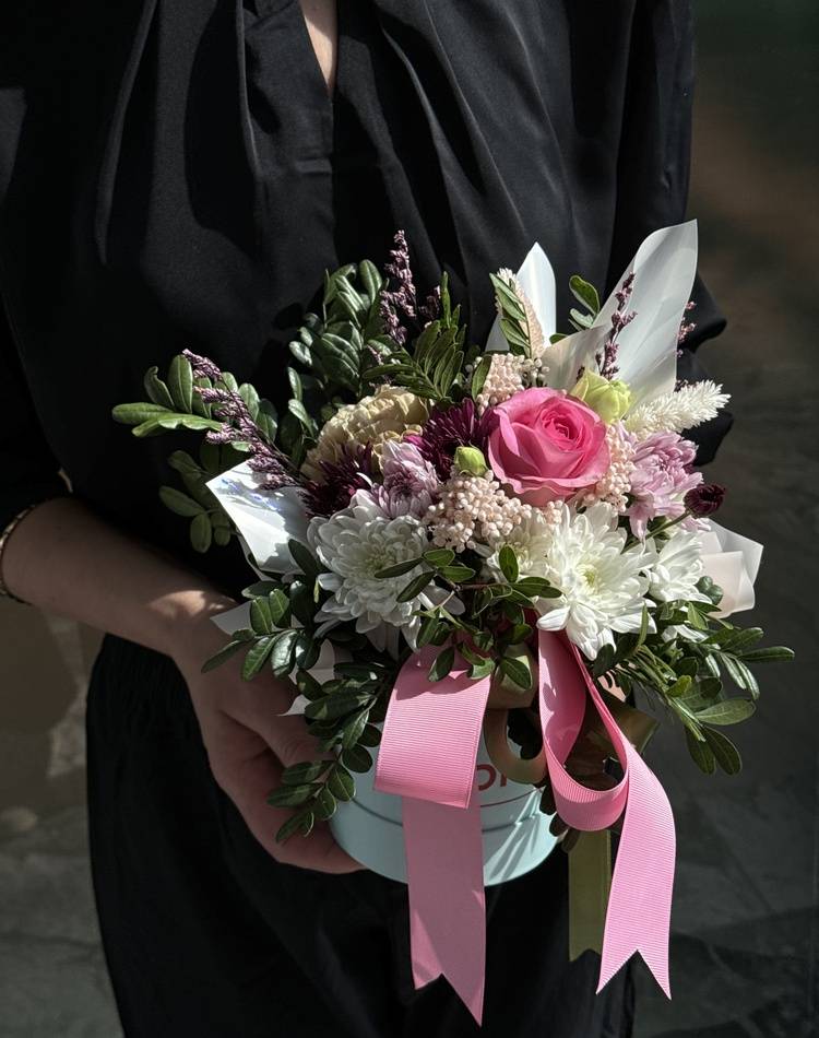 flowers in a box 