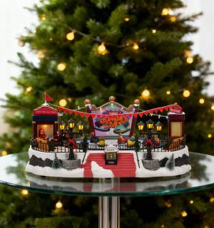 Skating rink bumper cars animated - flowers delivery Dubai