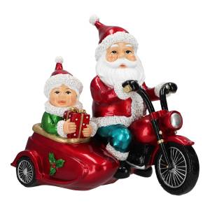 Santa and Mrs in autoette - flowers delivery Dubai