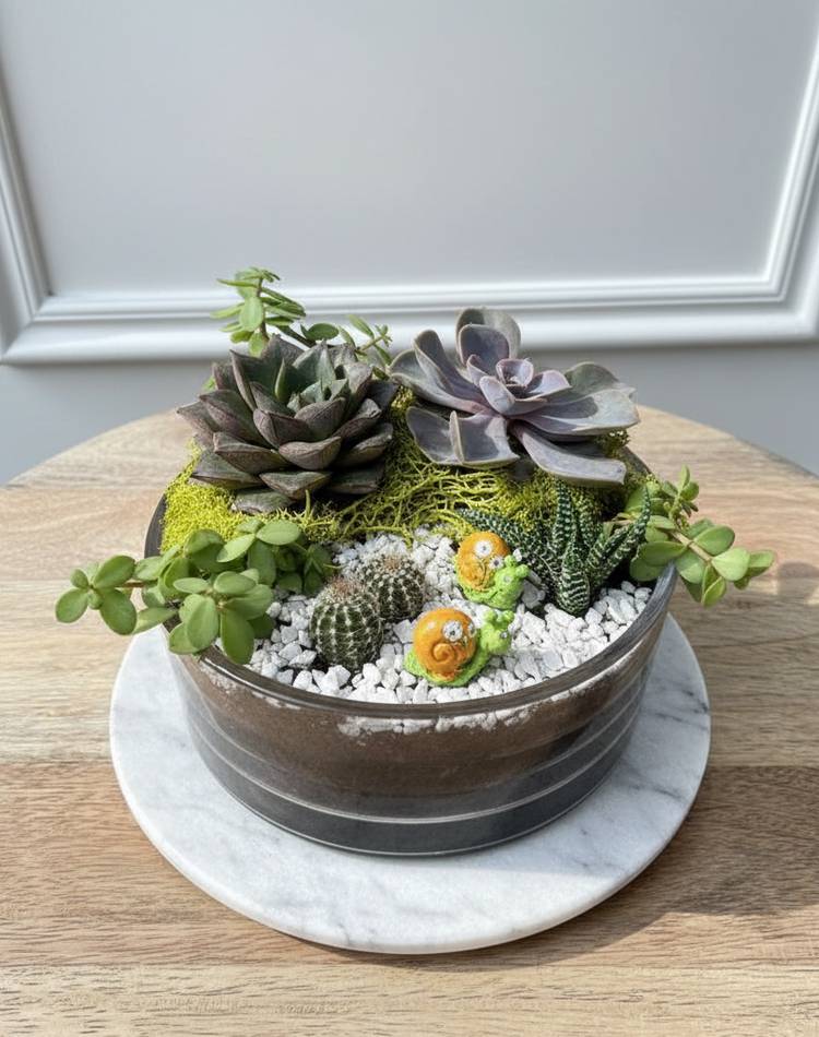 Composition of succulents №28