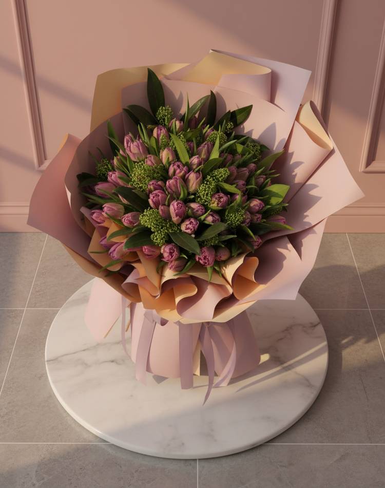 Bouquet of Tulips "Sounds of the World"