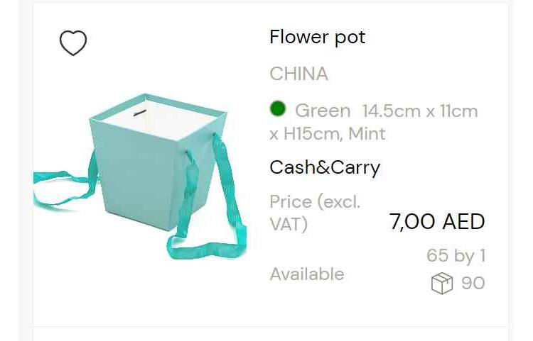 Flower pot (14,5**11*H 15) mint