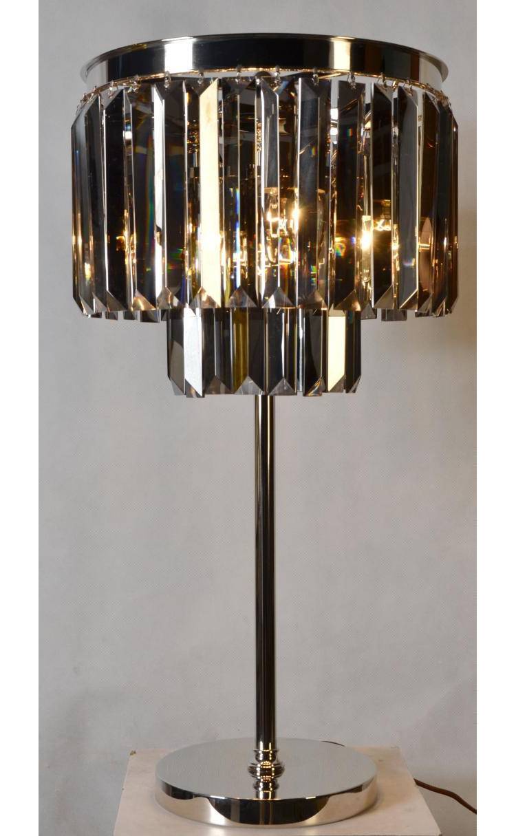Floor lamp "Crystals" gray medium
