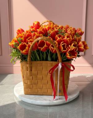 Tulips in a bag 