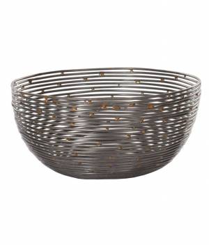 Gold wire bowl h 6,6 cm - flowers delivery Dubai