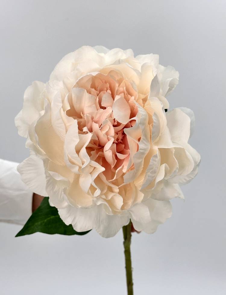 Artificial Peony light pink, 57 cm