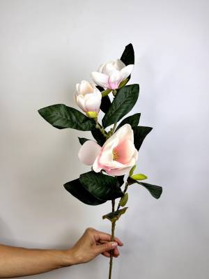 magnolia pink fabric - flowers delivery Dubai