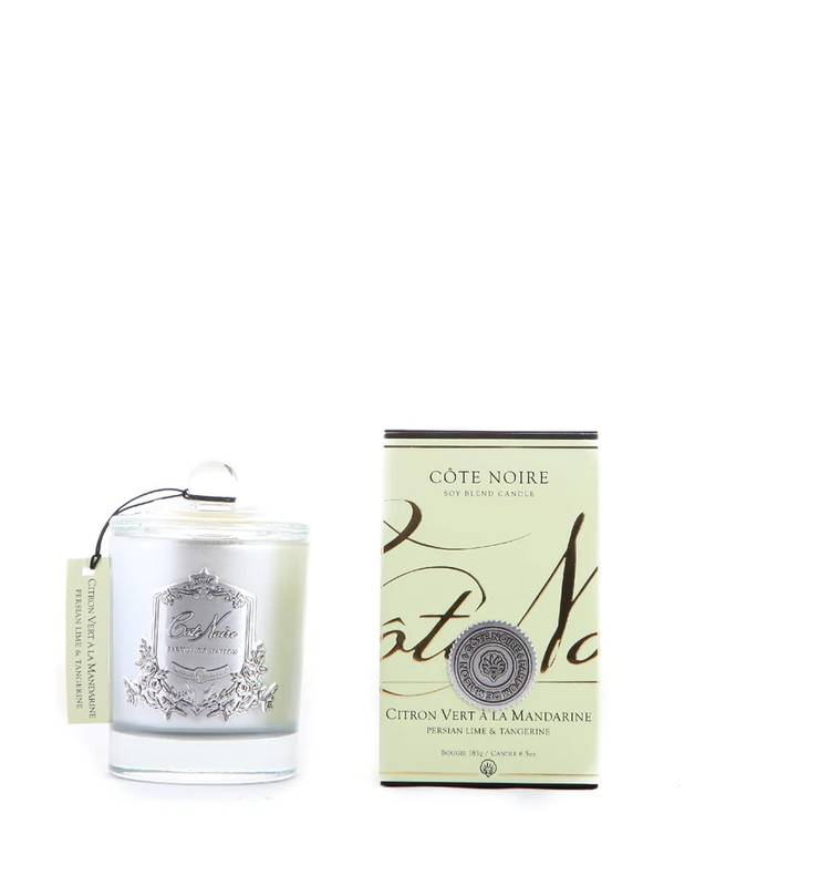 Scented candle Persian lime and tangerine SILVER, 75 g