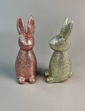 Shiny plastic bunny 5*15*6 cm - flowers delivery Dubai