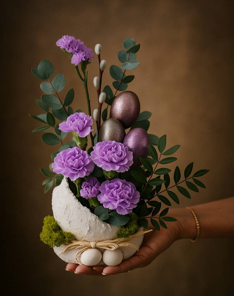 Easter composition "Flowers for the Soul"