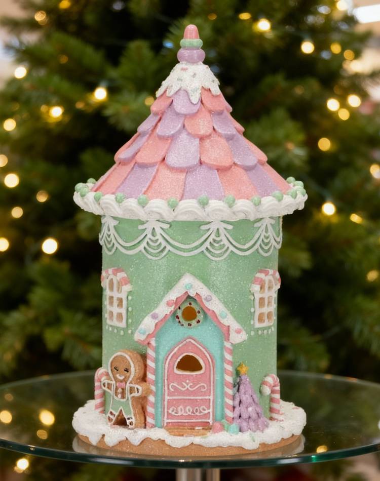 Gingerbread house candy led LED